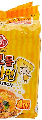 Ottogi instant noodles 4 pack.