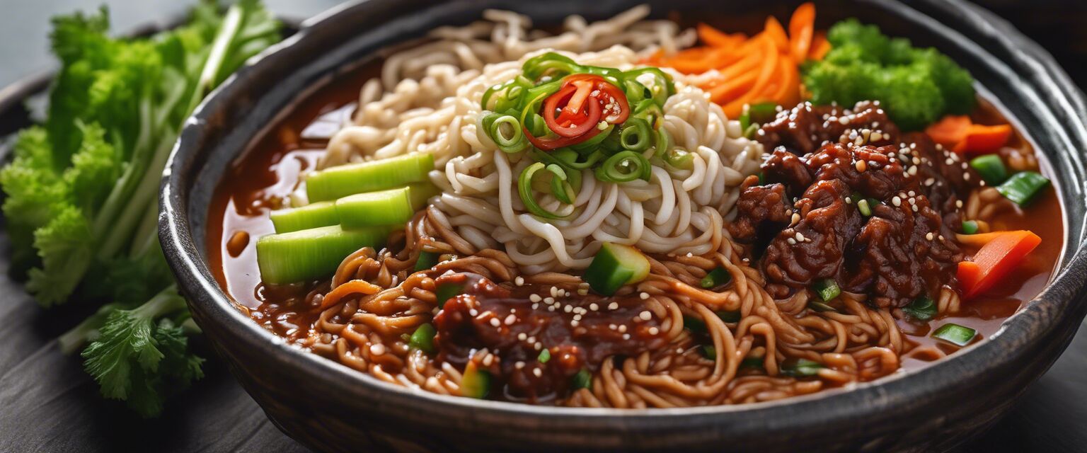 Zhajiangmian noodles with soybean paste